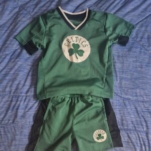 NBA Celtics Green Kids Jersey Set